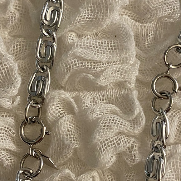 Vintage Sarah Coventry stamped silver long necklace with circular pendant - Picture 8 of 9